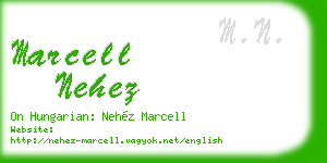 marcell nehez business card